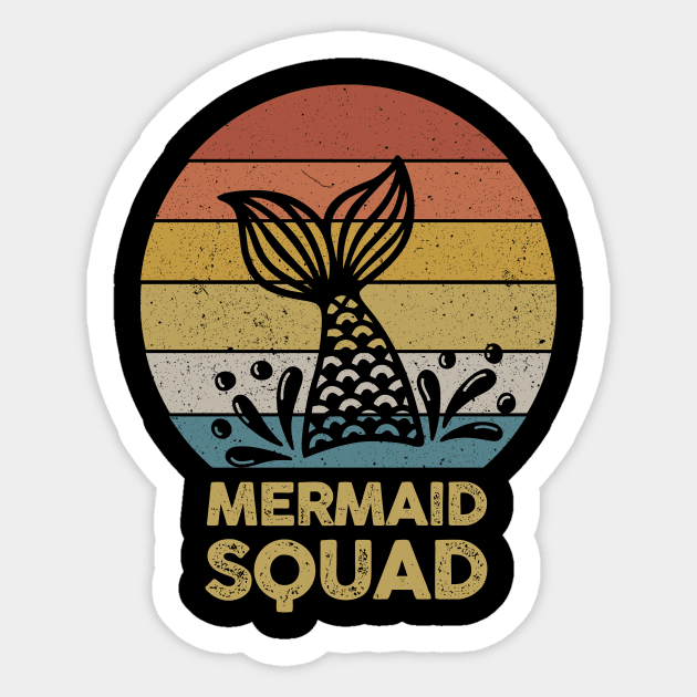 Mermaid Squad Sticker by mintipap